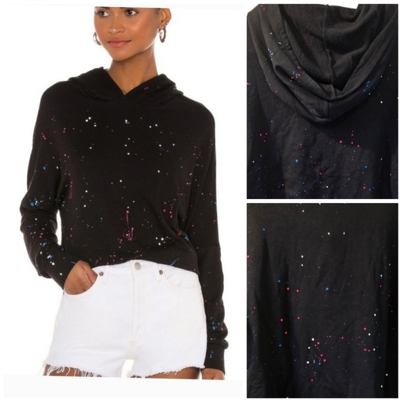 Michael Lauren Tops - Michael Lauren Paint-Splattered hoodie